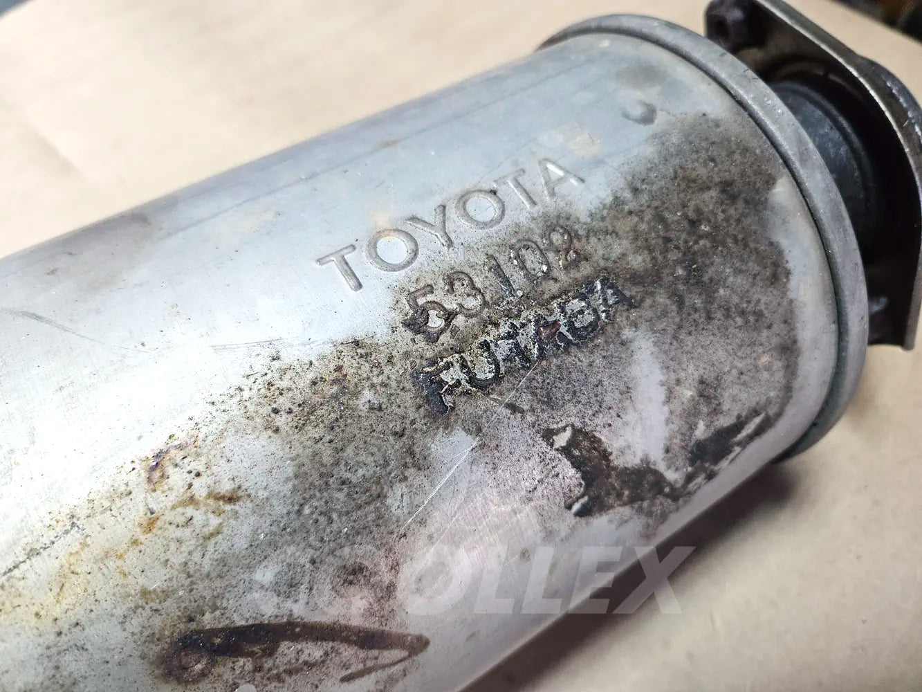 06-2013 Lexus Is250 Rear Exhaust Resonator Cut 17410-31G50 Oem Used