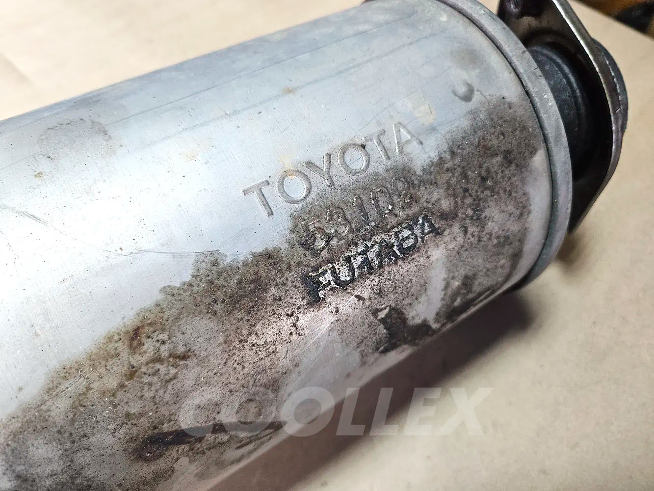 06-2013 Lexus Is250 Rear Exhaust Resonator Cut 17410-31G50 Oem Used