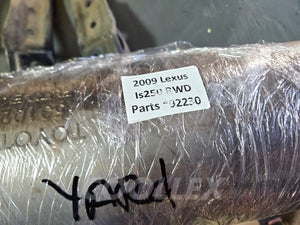 06-2013 Lexus Is250 Rear Exhaust Resonator Cut 17410-31G50 Oem Used