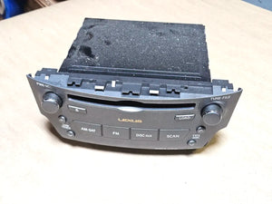 06-08 Lexus Is250 Am/fm Cd Radio 86120-53320 P1837 Oem Used