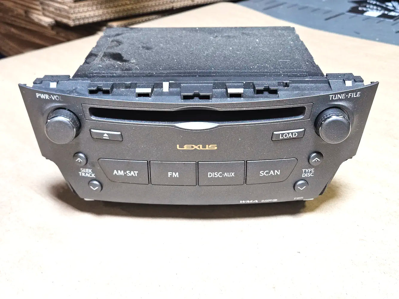 06-08 Lexus Is250 Am/fm Cd Radio 86120-53320 P1837 Oem Used