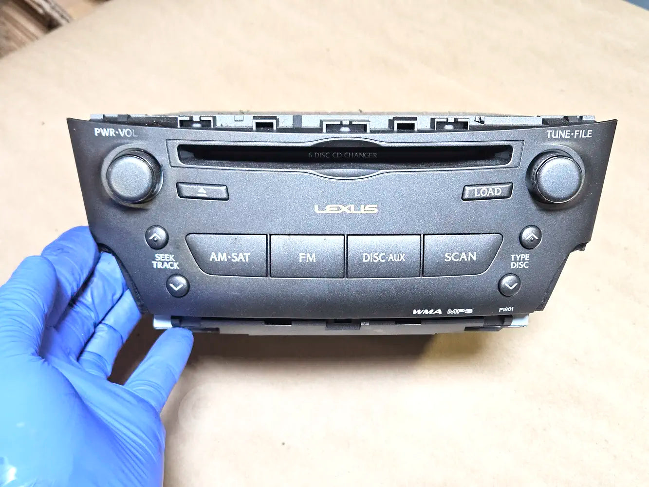 06-08 Lexus Is250 Am/fm Cd Radio 86120-53320 P1837 Oem Used