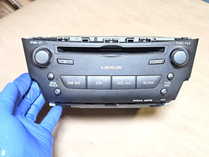 06-08 Lexus Is250 Am/fm Cd Radio 86120-53320 P1837 Oem Used
