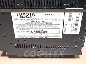 06-08 Lexus Is250 Am/fm Cd Radio 86120-53320 P1837 Oem Used