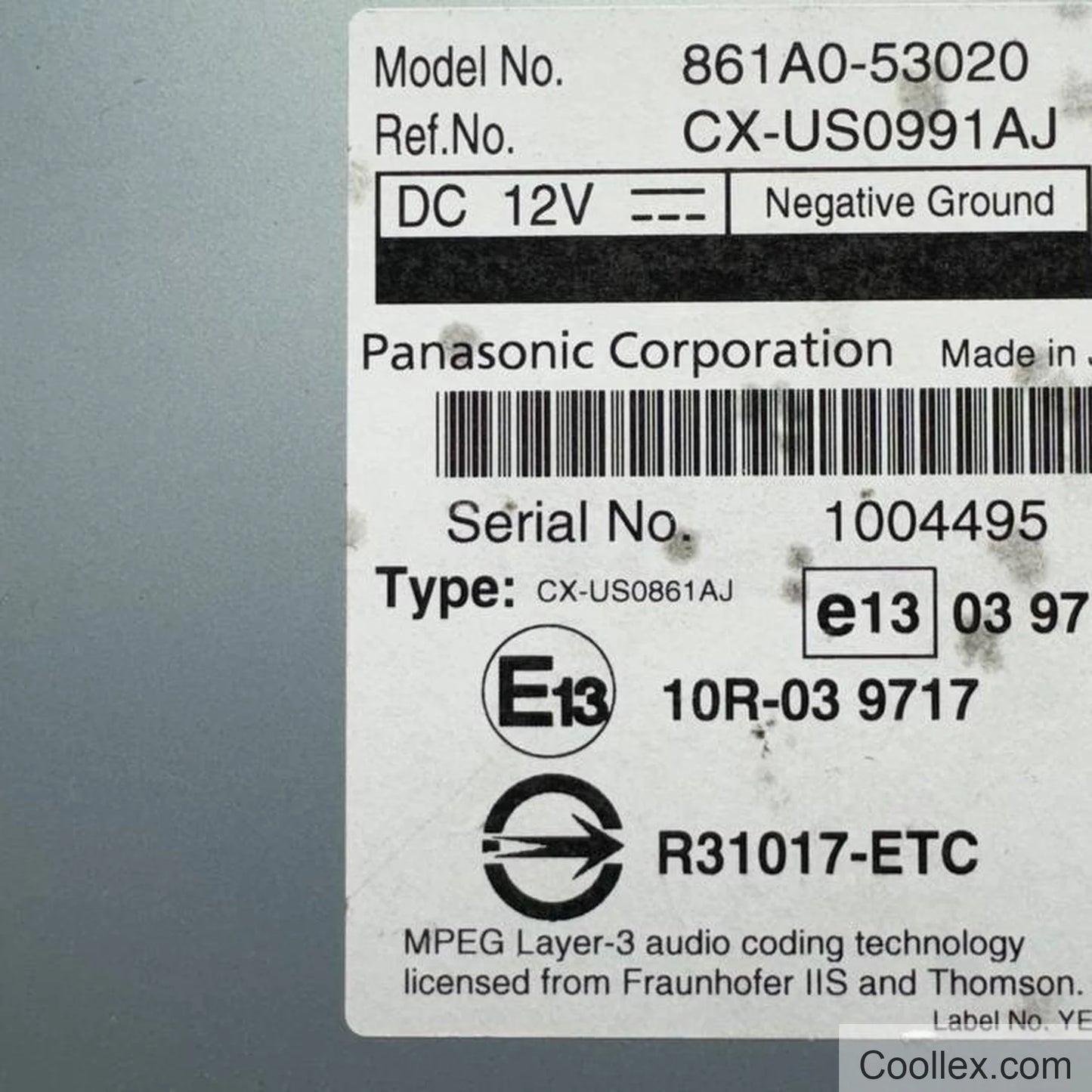 2011 Lexus IS250 ETC Unit Module OEM Used