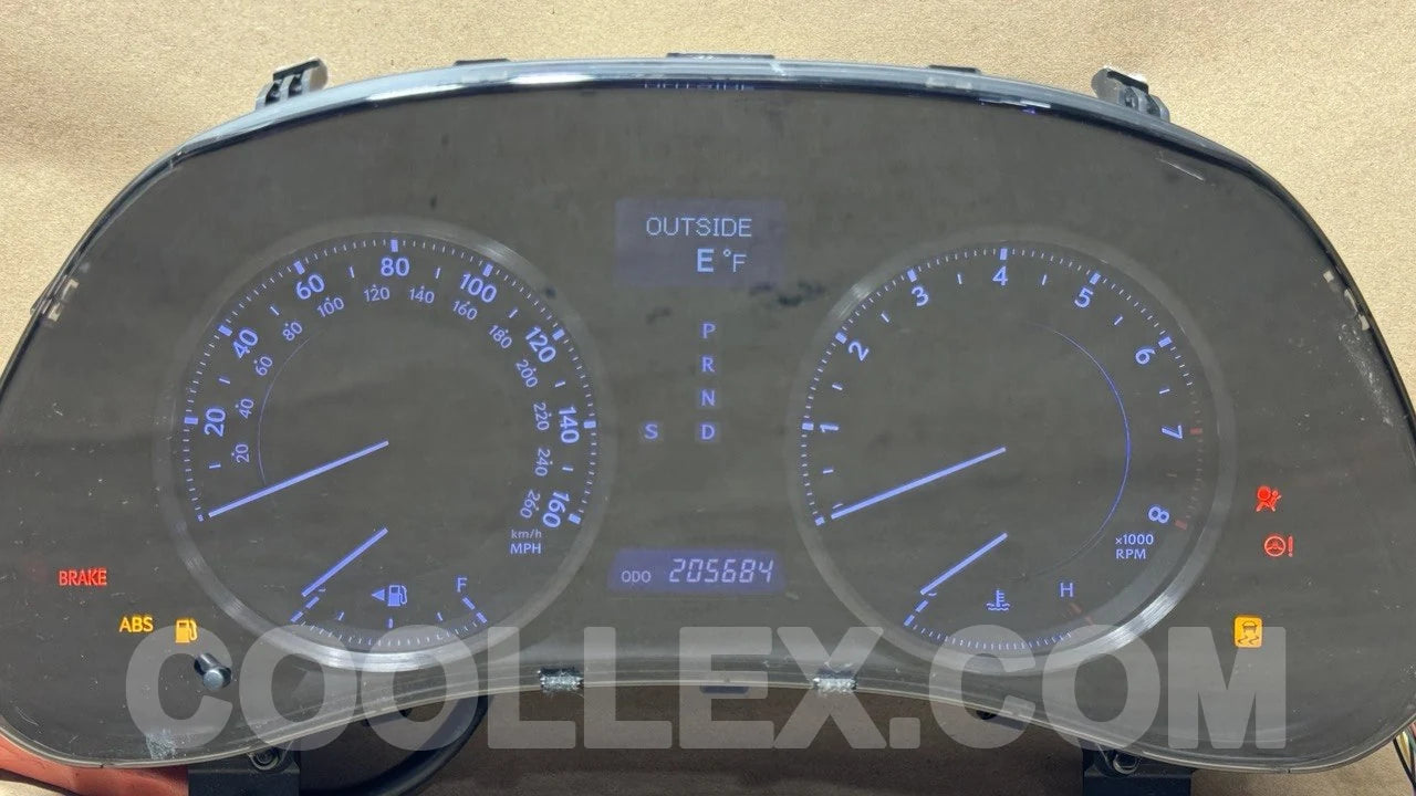 2012 Lexus IS250 Instrument Cluster OEM Used