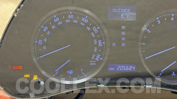 2012 Lexus IS250 Instrument Cluster OEM Used