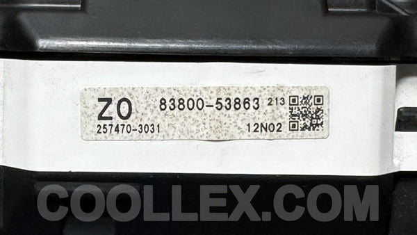 2012 Lexus IS250 Instrument Cluster OEM Used
