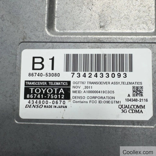 2011 Toyota Telematics Transceiver OEM Used
