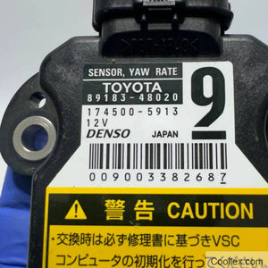 2011 Lexus IS250 Yaw Rate Sensor OEM Used