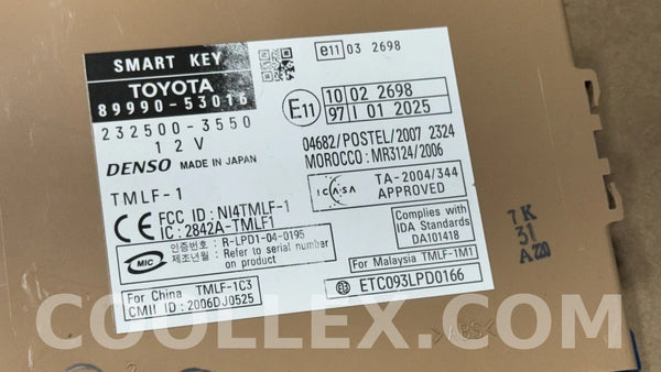 06-13 Lexus IS250 Smart Key and ECU Module OEM Used