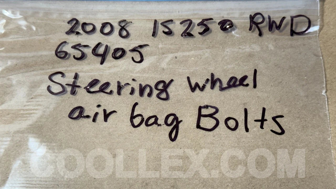 08 Toyota 15250 RWD Steering Wheel Airbag Bolts OEM Used