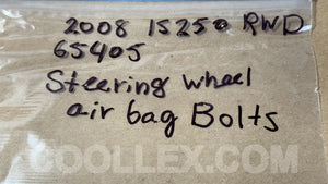 08 Toyota 15250 RWD Steering Wheel Airbag Bolts OEM Used