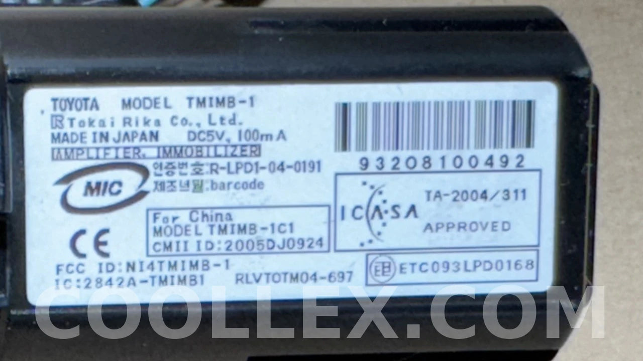 08 Lexus IS250 Engine Start Stop Switch OEM Used
