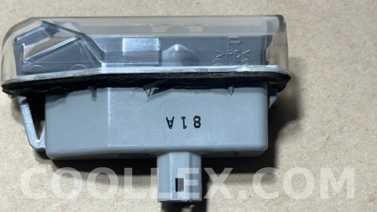 2008 Lexus IS250 RWD Right Side License Plate Light Lens Housing OEM Used