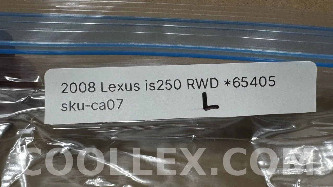 2008 Lexus IS250 RWD Side Marker Light Assembly, Left Front OEM Used