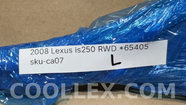 08 Lexus IS250 Interior Trim Panel Left A-Pillar OEM Used