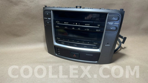 2008 Lexus IS250 Dashboard Climate Control Panel OEM Used