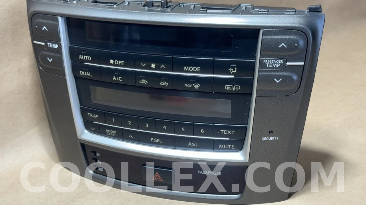 2008 Lexus IS250 Dashboard Climate Control Panel OEM Used