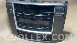 2008 Lexus IS250 Dashboard Climate Control Panel OEM Used