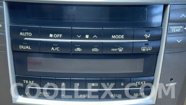 2008 Lexus IS250 Dashboard Climate Control Panel OEM Used