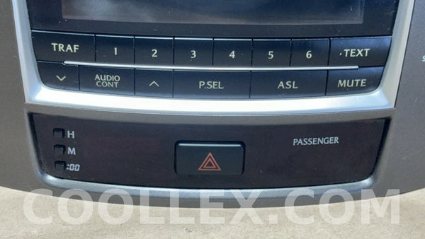 2008 Lexus IS250 Dashboard Climate Control Panel OEM Used