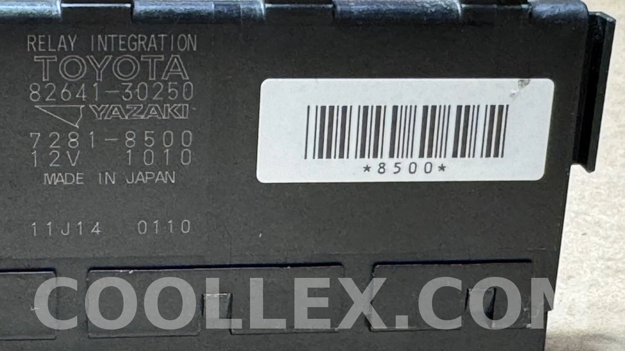 2008 Lexus IS250 RWD Relay Integration Module OEM Used