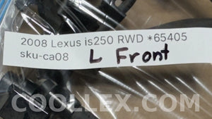 08 Lexus IS250 Left Front ABS Sensor Wiring Harness OEM Used