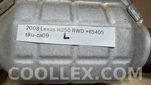 2008 Lexus IS250 RWD Catalytic Converter with Oxygen Sensor OEM Used