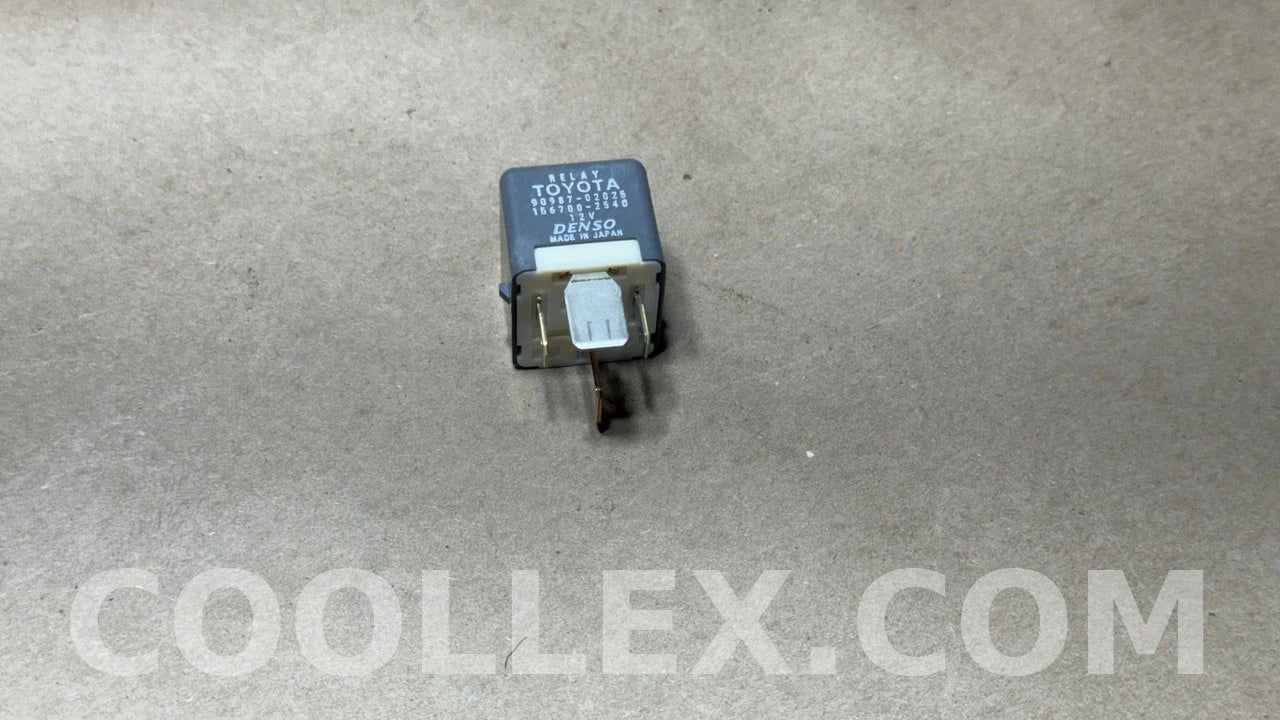 06-13 Toyota Cooling Fan Relay 90987-02025 Denso OEM Used